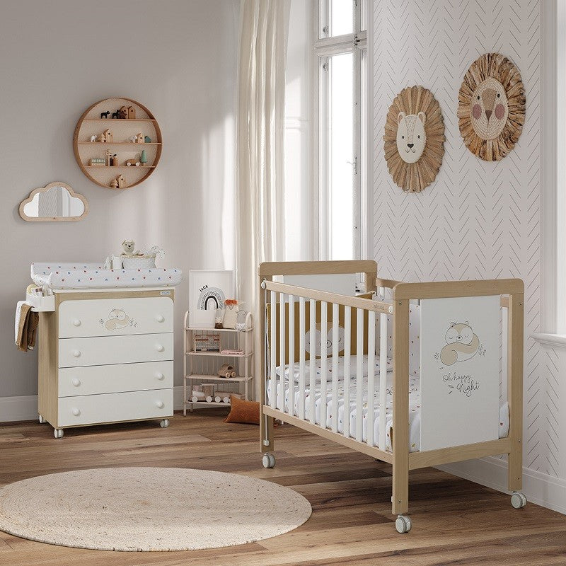 Cuna Micuna Happy (120*60) con colchón opcional