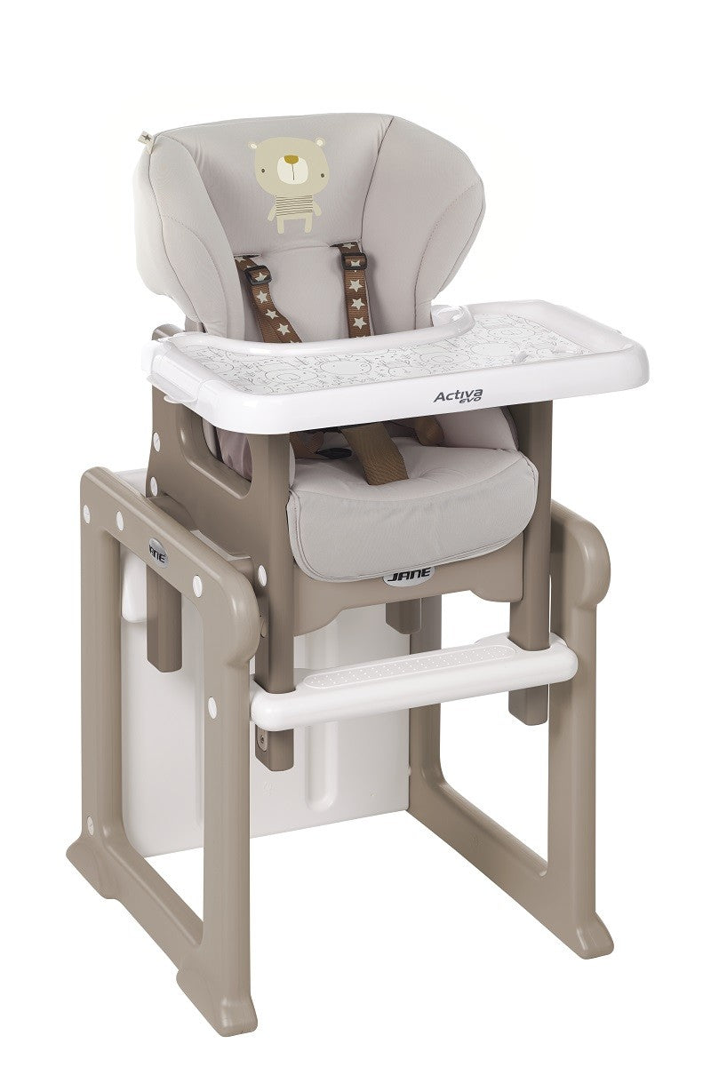Trona Jane Activa EVO convertible en mesa y silla