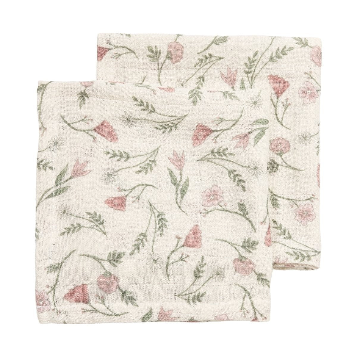 Pack 2 toallas faciales Meyco Flower multicolour