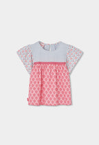 Blusa Boboli Boboli popelín con estampado