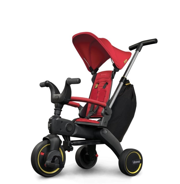 Triciclo 5 en 1 Doona LIKI TRIKE S3 con bolso y protector de arneses peso 6,7Kg.