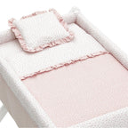 Minicuna Tijera Madera Cambrass Liberty Rosa/Blanco