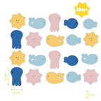 Juguetes de baño Badabulle, 1 libro de baño y 1 marioneta + 20 pegatinas