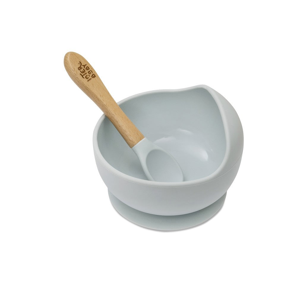 Cuenco Interbaby silicona con cuchara y ventosa