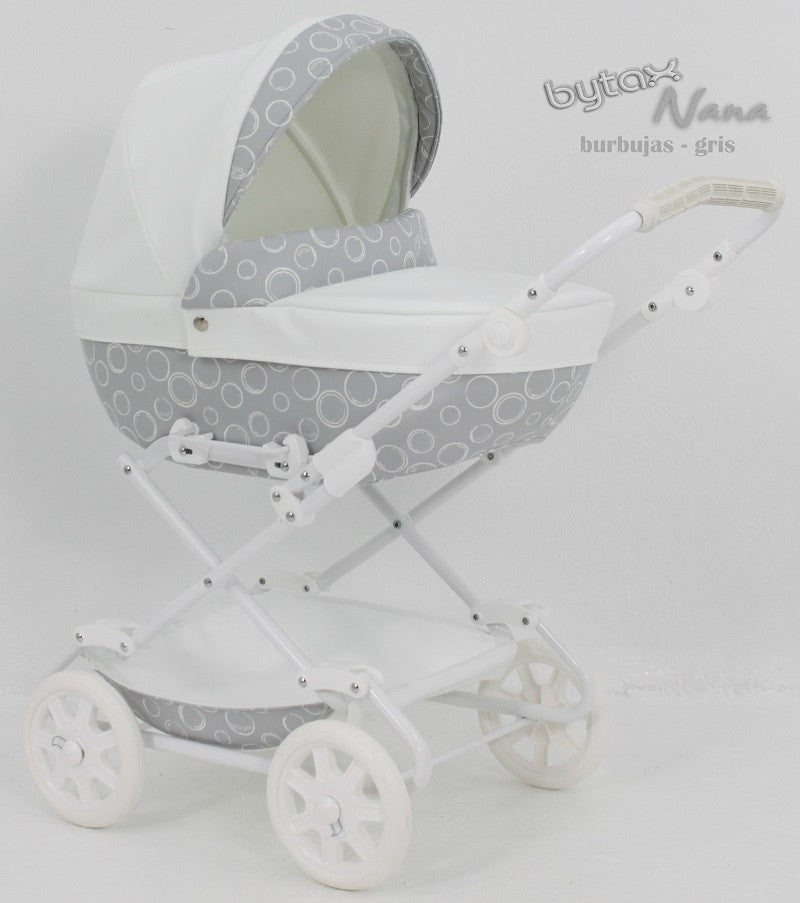 Cochecito para bebe Reborn Bytax NANA Burbuja Gris
