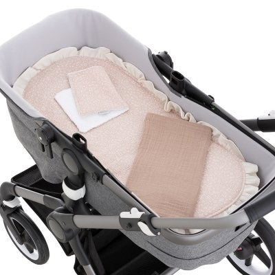 Pack Colcha Capazo Cambrass Rustic Rosa