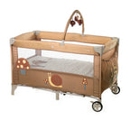 Cuna de viaje Jane Duo level con Peluches