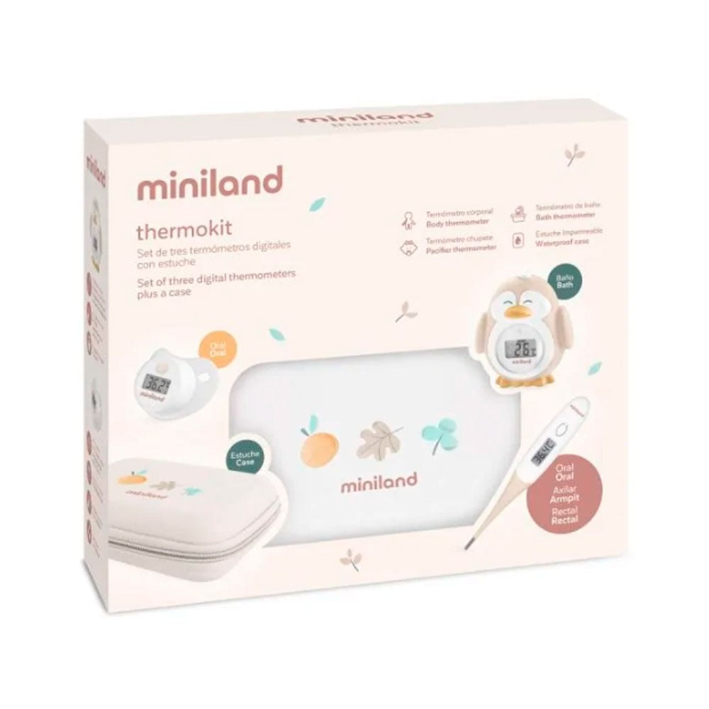 Estuche Set de higiene Miniland Termómetros Thermokit Valencia