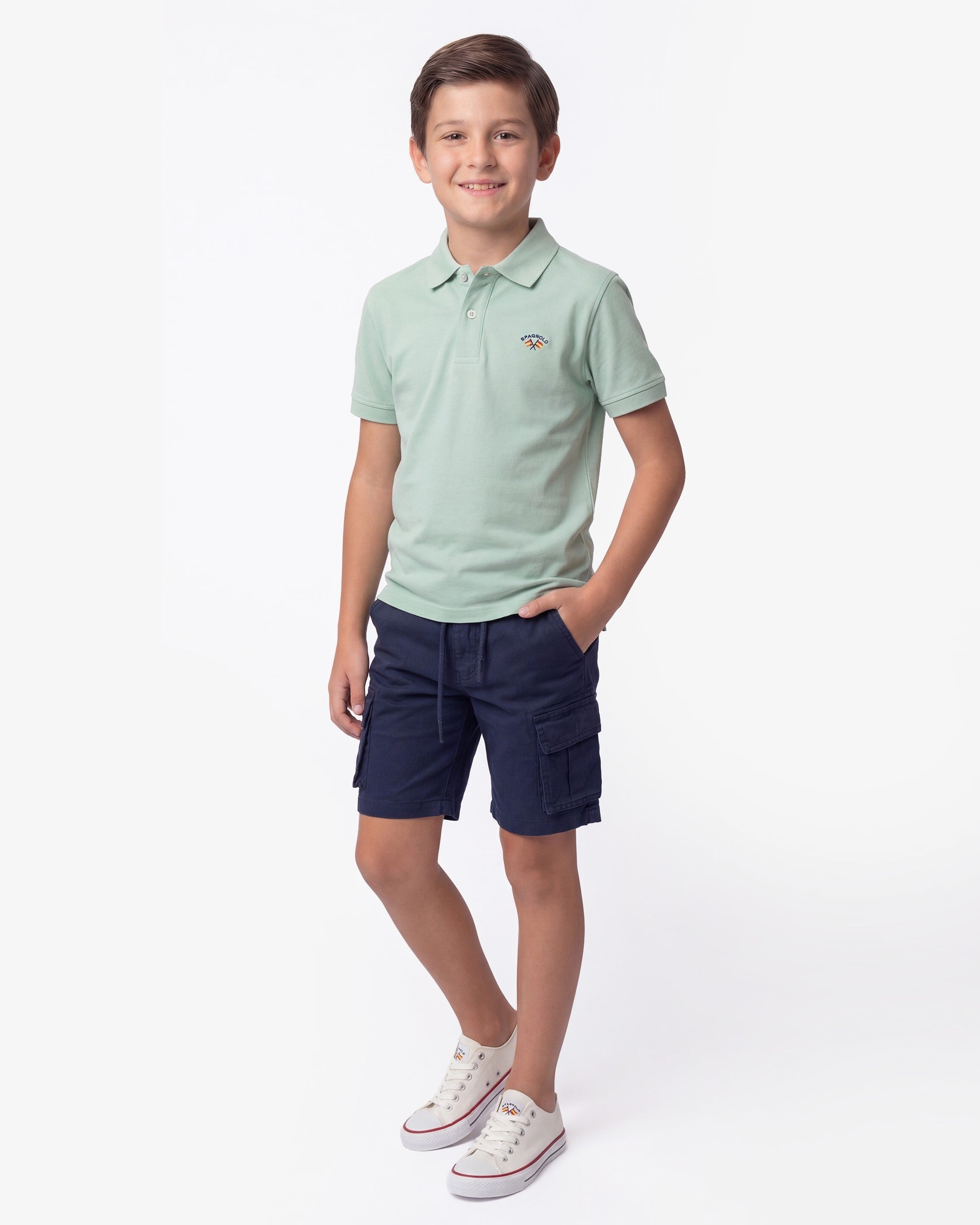 Polo Spagnolo 000072 liso básico