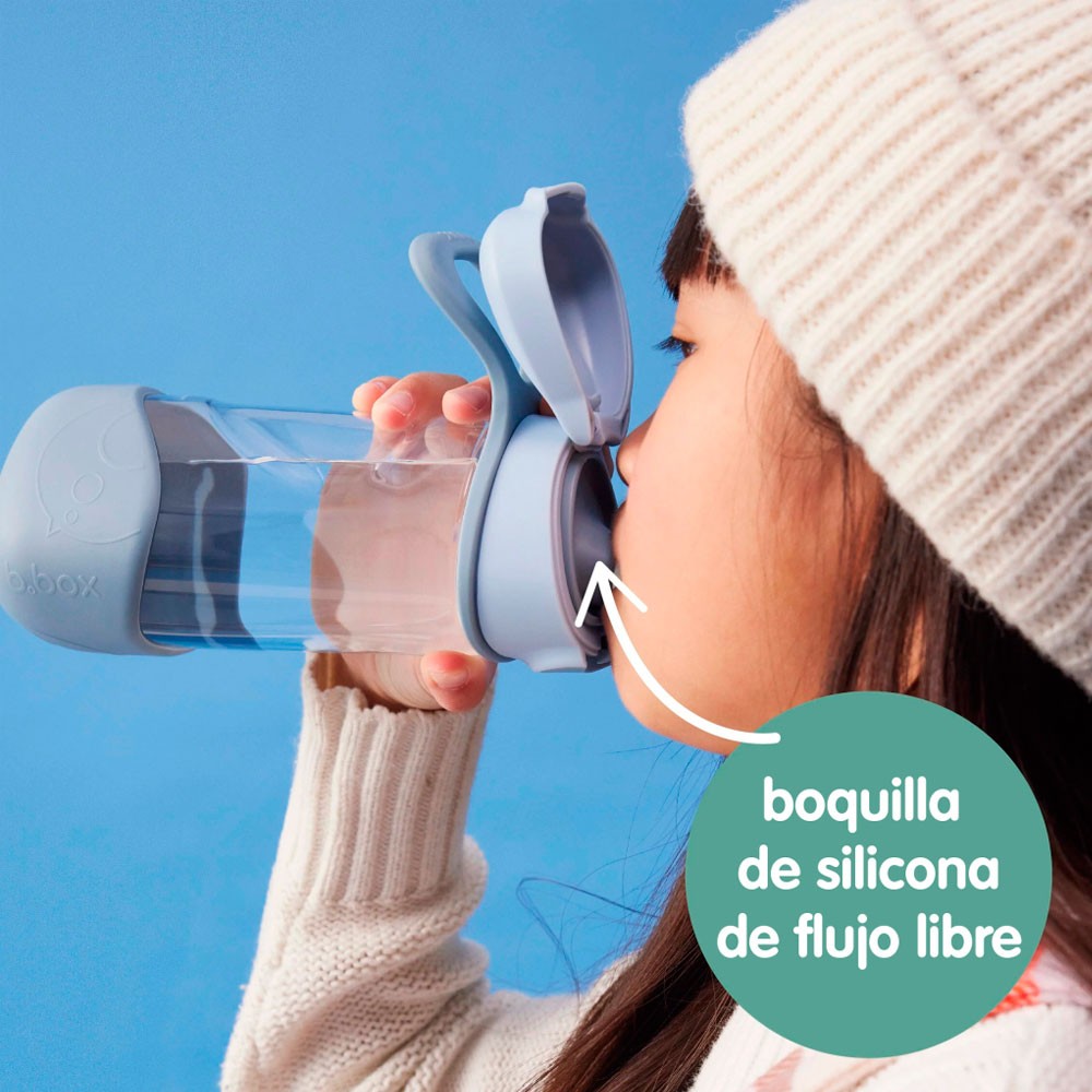 Botella tritán B.Box con boquilla y asa 450ml