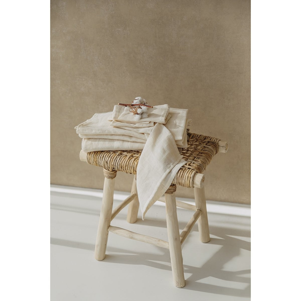 Muselina Mediana Meyco Uni Nature Pack De 6