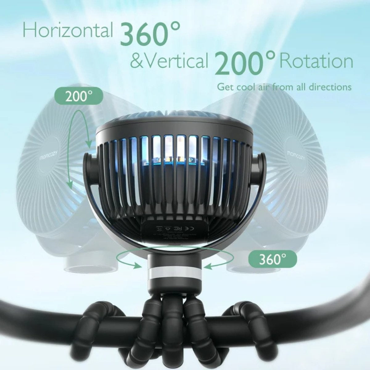 Ventilador portatil Momcozy usb