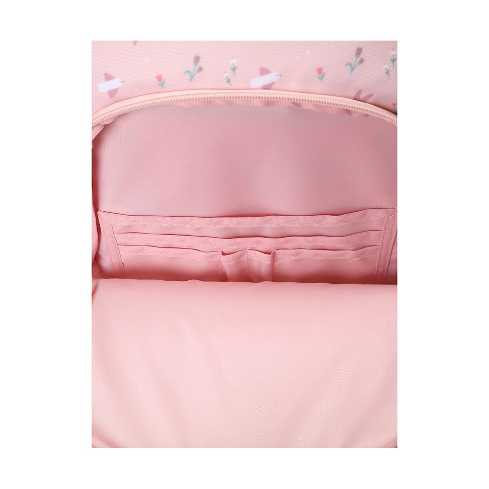 Mochila Mediana Tutete Blossom Birds + Llavero