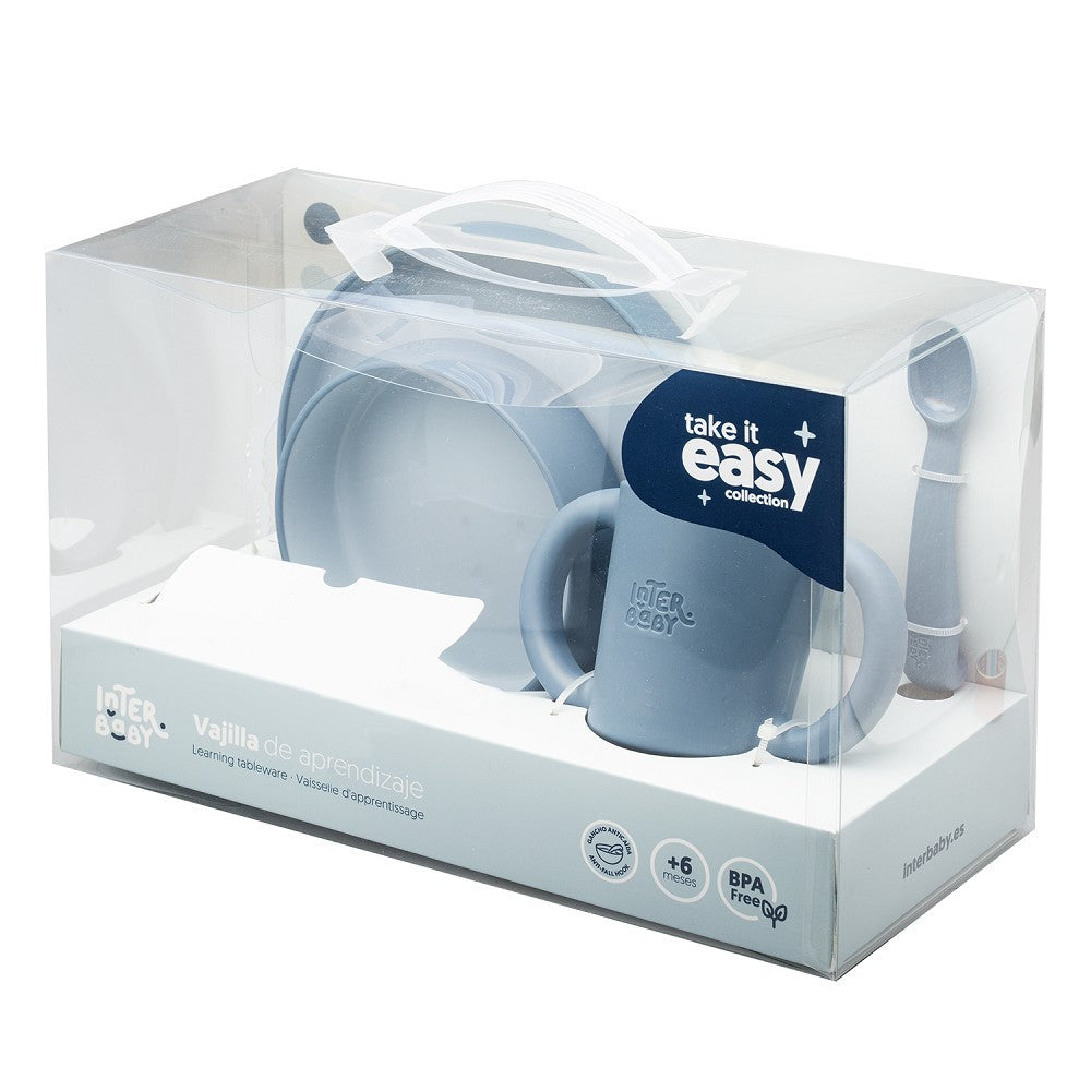 Vajilla Interbaby Aprendizaje con vaso y cubiertos