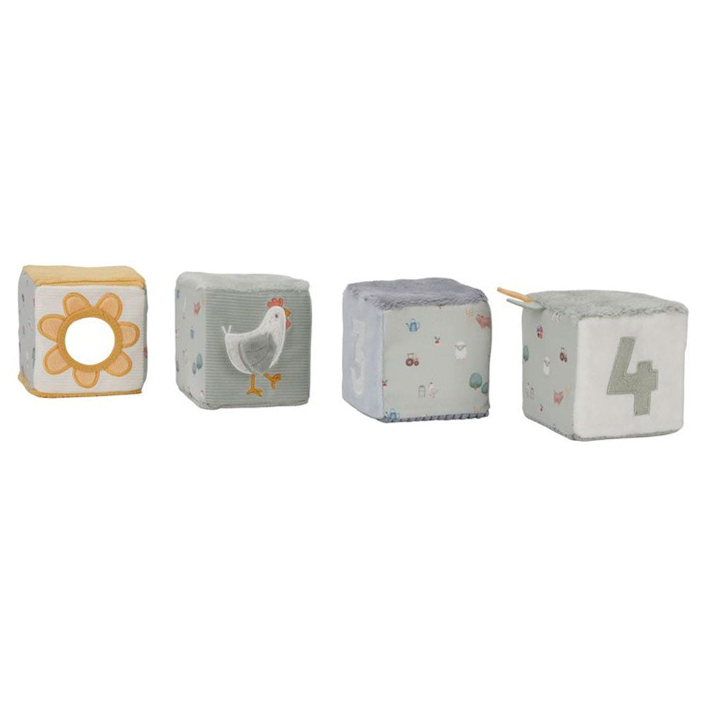 Cubos Blanditos Apilables Little Dutch Pequeña Granja