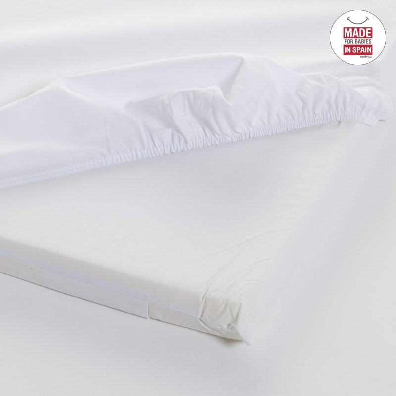 Sábana bajera ajustable Minicuna Cambrass Liso
