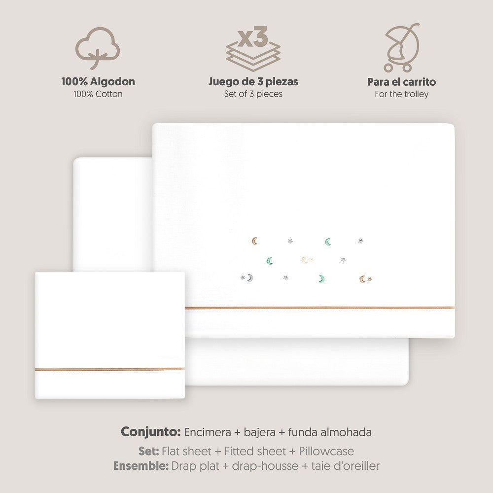 Triptico Coche Estrellas Luna Interbaby
