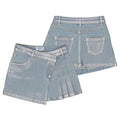 Falda Mayoral denim plata