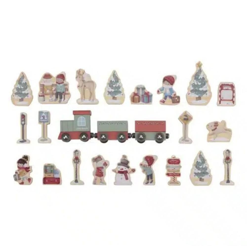 Calendario de adviento Little Dutch Tren Navidad