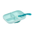Juego Plato Silicona y Cuchara Beaba Segunda edad