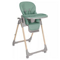 Trona KikkaBoo OLIVE acabado en madera y polipiel