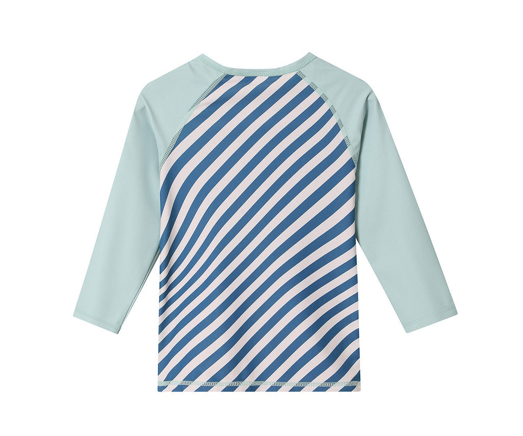 Camiseta Protección Solar Monnëka Manga larga Stripes Blues & Beyond