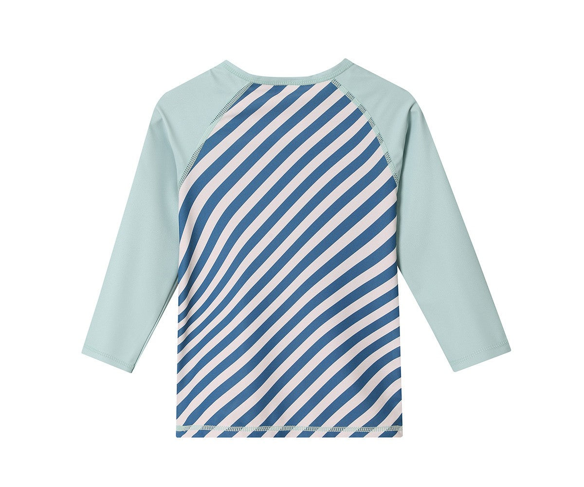 Camiseta Protección Solar Monnëka Manga larga Stripes Blues & Beyond
