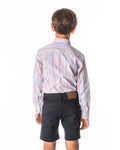 Camisa Spagnolo cuello boton rústico 4410