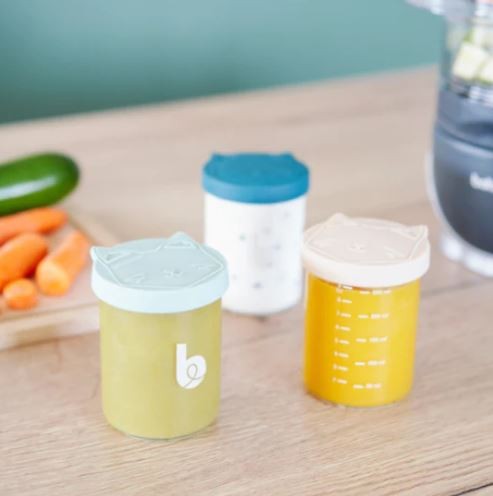 Tarrito set de 6 Babybols Babymoov ISY 250Ml Superior Glass