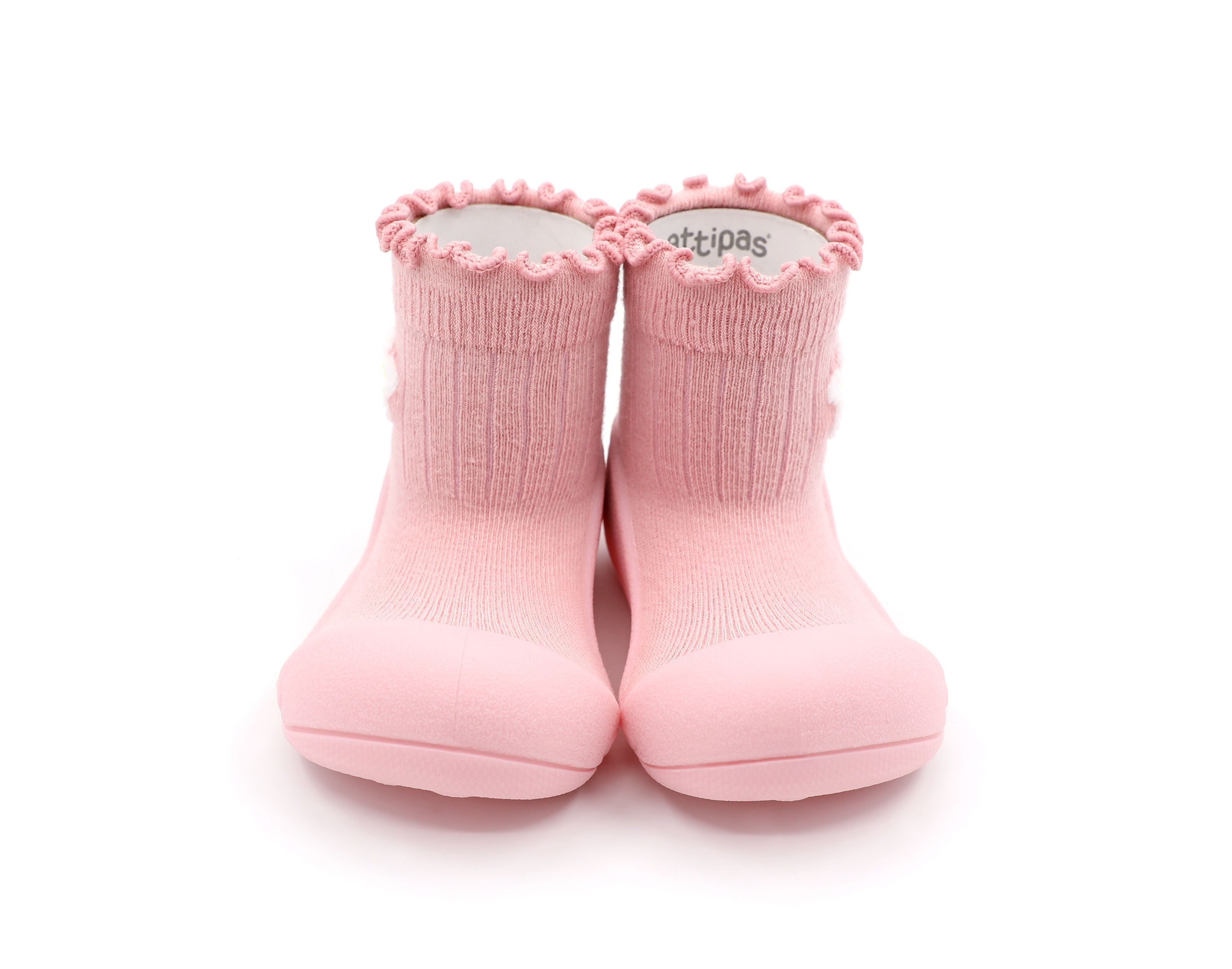Zapato calcetin Attipas Edelweiss Flor Rosa