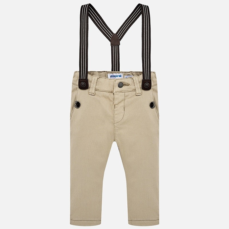 Pantalon chino Mayoral pique tirantes
