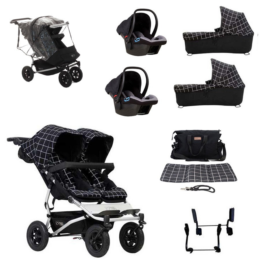 PACK GEMELOS + AUTO + Mountain Buggy Duet 3.2