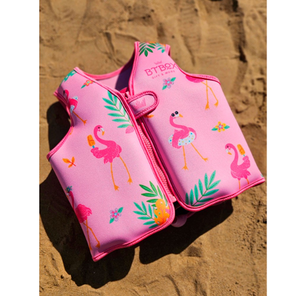 Chaleco flotador aprendizaje Btbox Flamingos