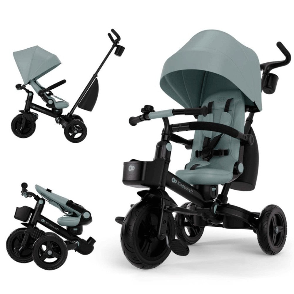 Triciclo Kinderkraft AVEO 2 Plus reversible y plegable