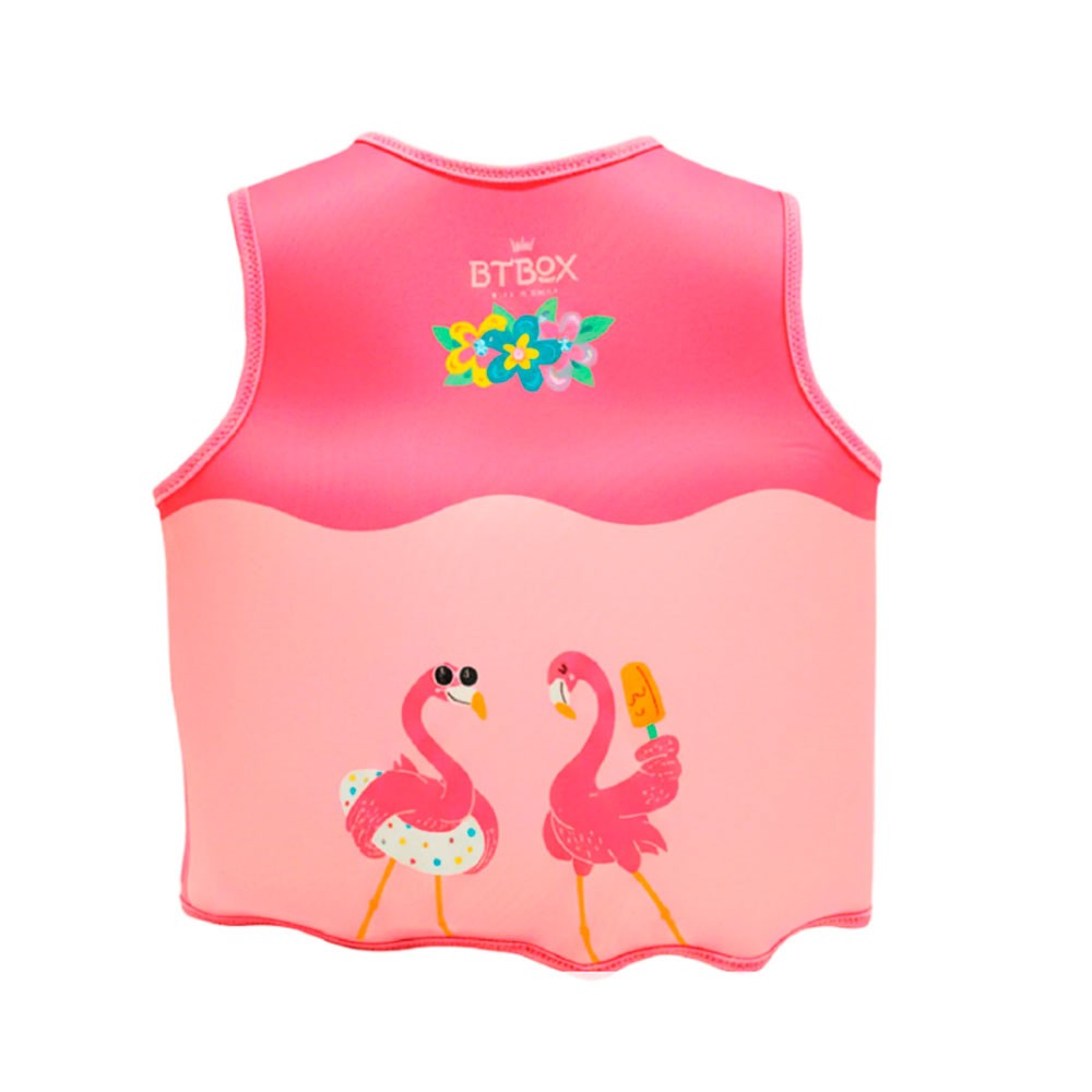 Chaleco flotador aprendizaje Btbox Flamingos