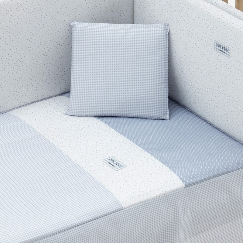 Colcha y Protector Cuna Cambrass Vichy 10