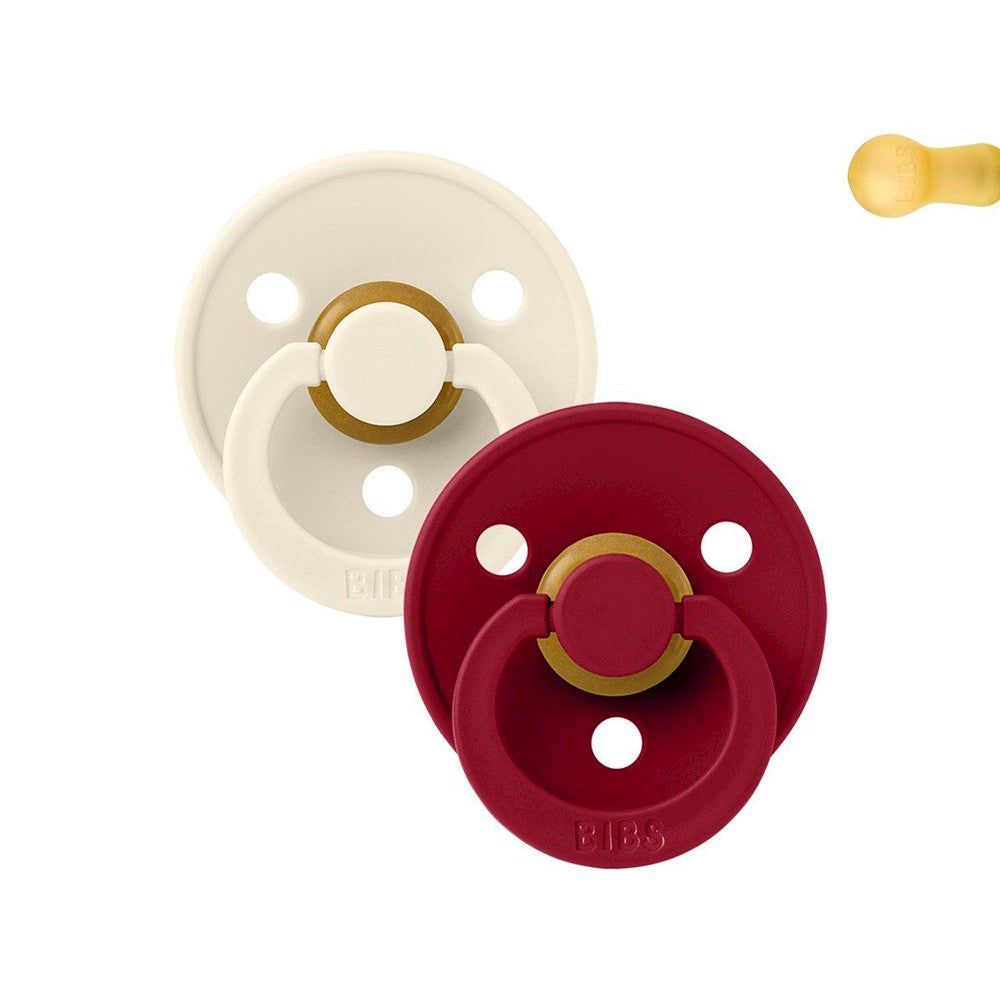 2 Chupetes BIBS Colour Round 6-18m