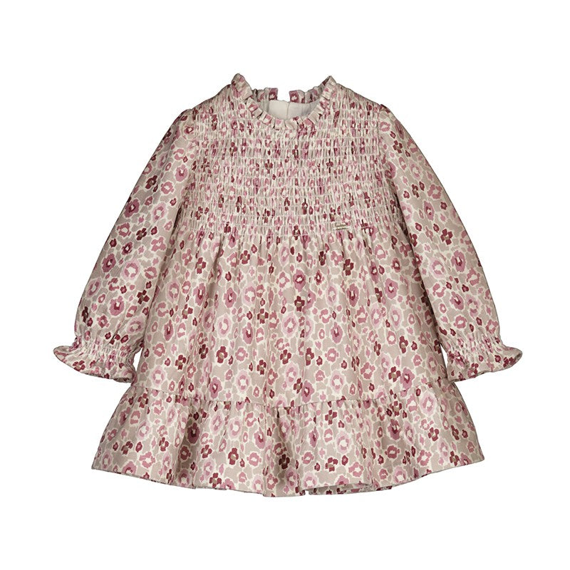 Vestido Mayoral terciopelo estampado