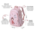 Mochila Mediana + Llavero Tutete Little Red