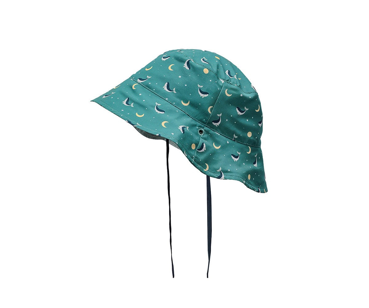 Gorro Reversible Monnëka Whale Teal