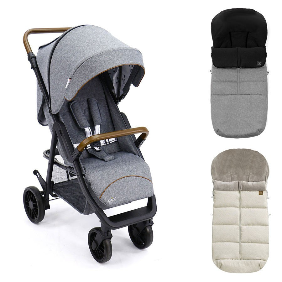 PACK Silla paseo Asalvo NESS 2 con saco y plástico de lluvia