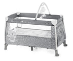 Cuna de viaje Jane Duo level Aluminio con Peluches