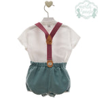 Conjunto bebé con tirantes Marta y Paula Melia