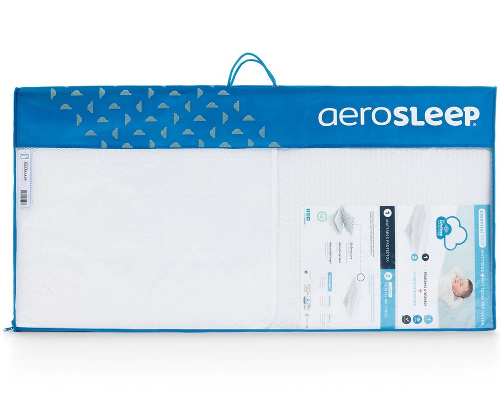 Protector + Colchón Aerosleep Safe Pack Evolution para MINICUNA