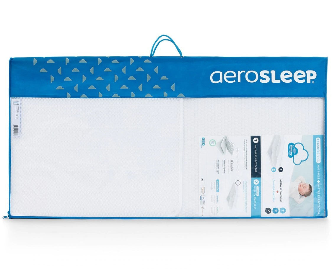 Protector + Colchón Aerosleep Safe Pack Evolution para MINICUNA