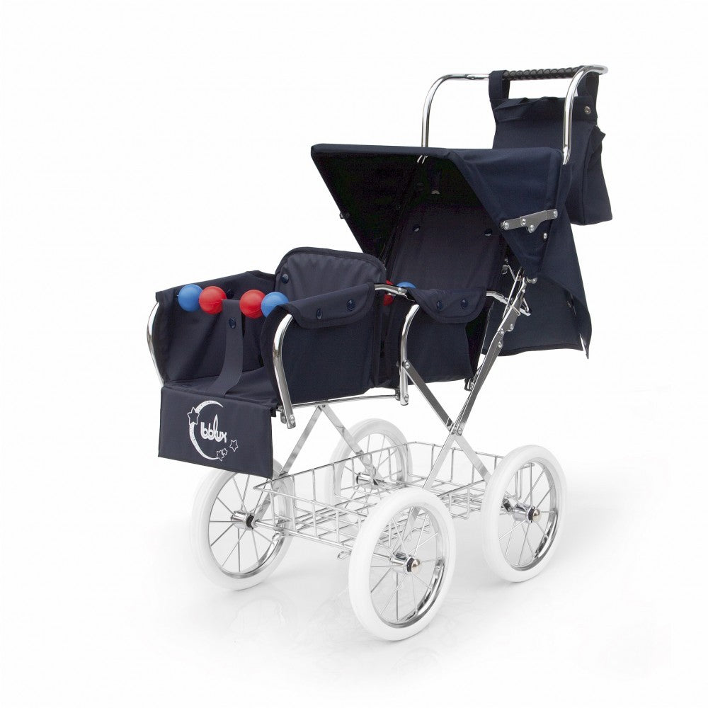 Silla muñeca Bebelux Big Gemelar Marino PERSONALIZABLE