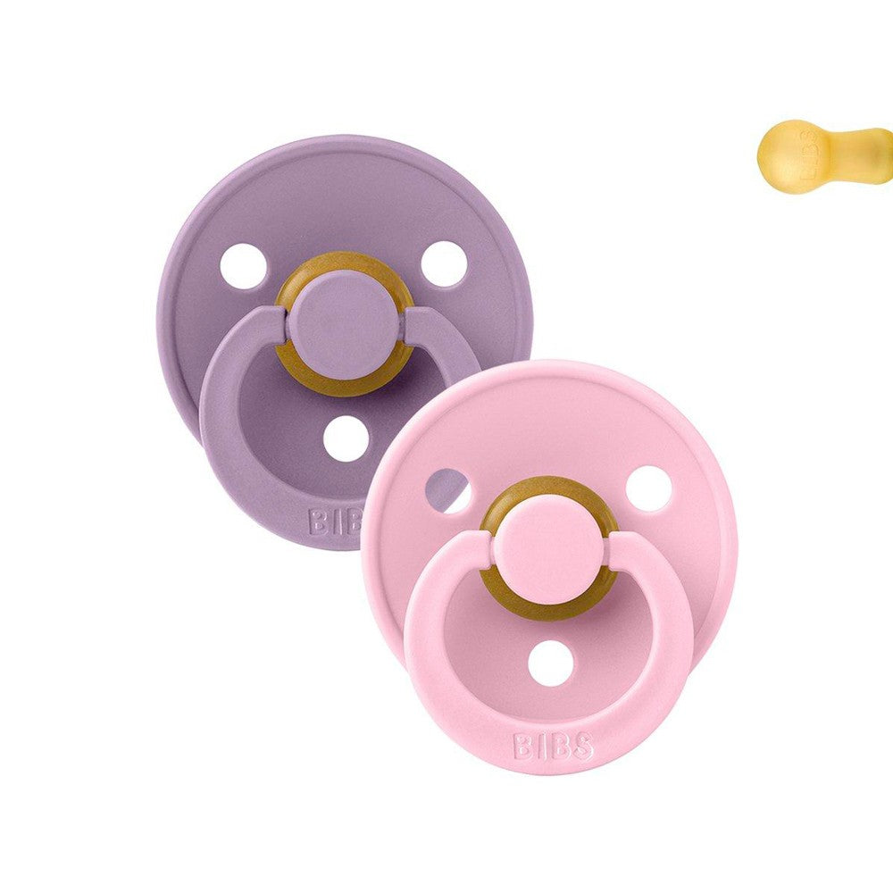 2 Chupetes BIBS Colour Round 6-18m