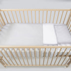 Edredón + Sábana Bajera + Almohada Cuna Pasito a Pasito Little Bloom Vichy