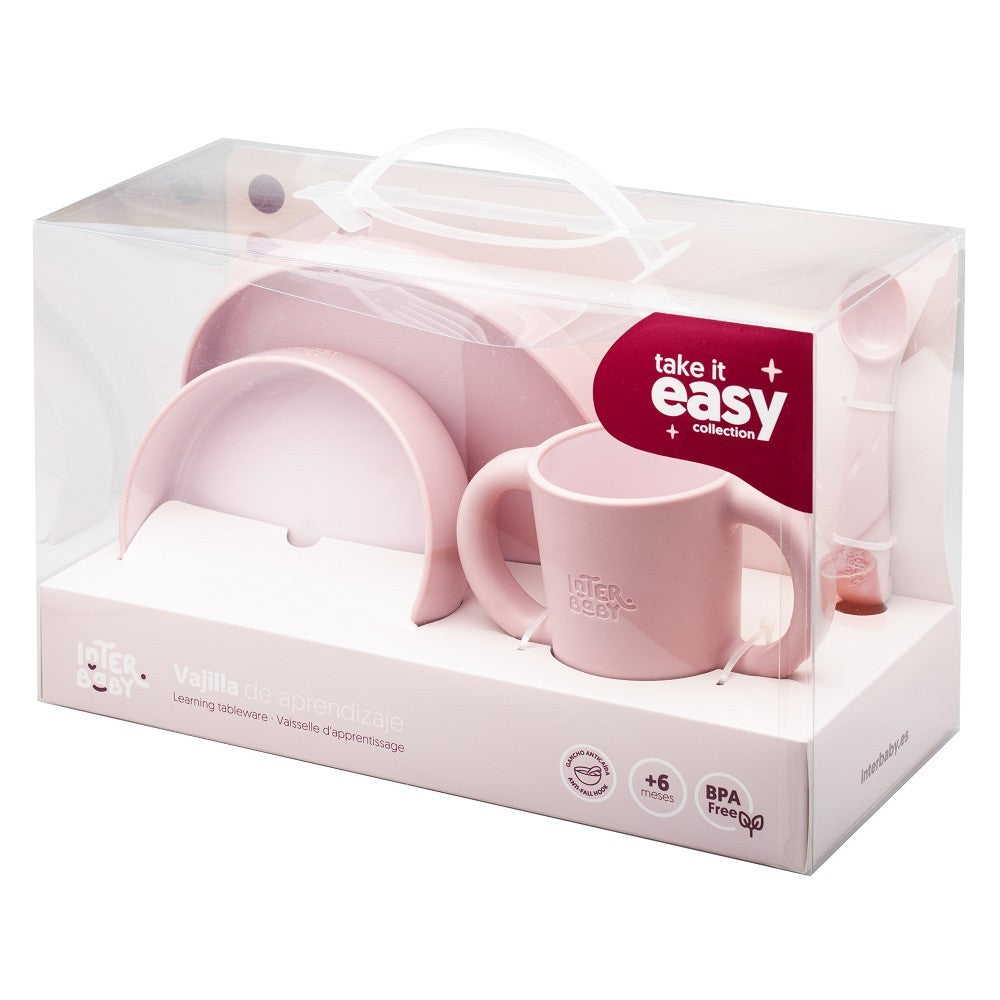 Vajilla Interbaby Aprendizaje con vaso y cubiertos