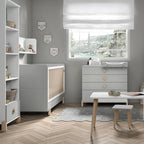 Cuna Evolutiva Ros Mini ELEMENTAL 140x70 con barandilla abatible